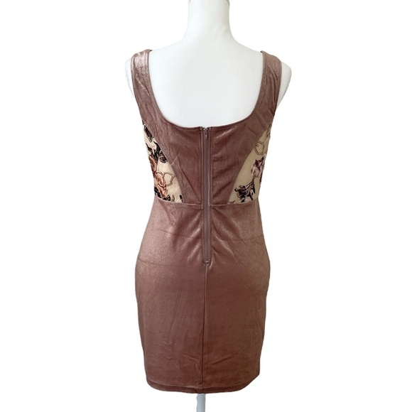 Windsor Floral Velvet Hook-Eye Closure Scoop Neck Zip-Up Dress Women’s Medium - Picture 6 of 16